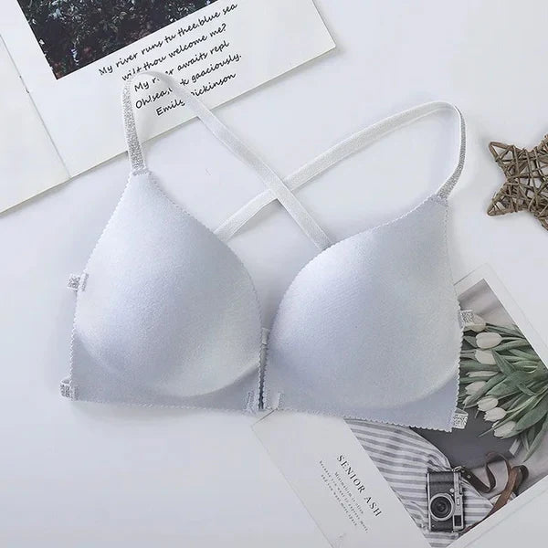 Scarlet Pack of 3 Sexy Light Padded Seamless Sport Backless Top Bra 3D2009