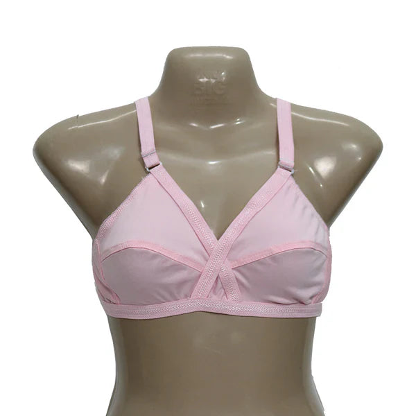 Pack Of 4 Classy Brief Comfortable Cotton Non Padded Bra