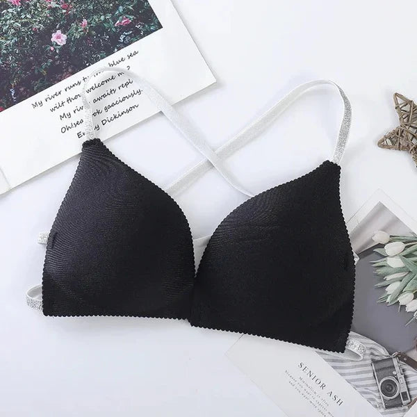 Scarlet Pack of 3 Sexy Light Padded Seamless Sport Backless Top Bra 3D2009