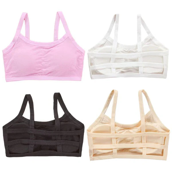 1 Pc Junior Girls Spaghetti Straps Hollow Out Backless Bra (8 - 18 Years )