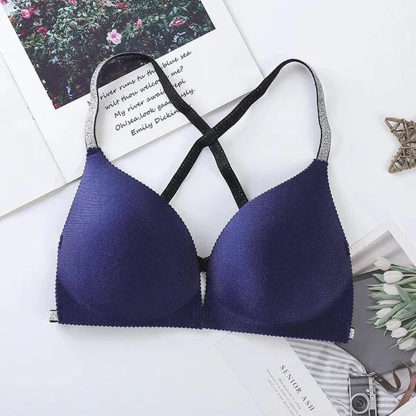 Scarlet Pack of 3 Sexy Light Padded Seamless Sport Backless Top Bra 3D2009