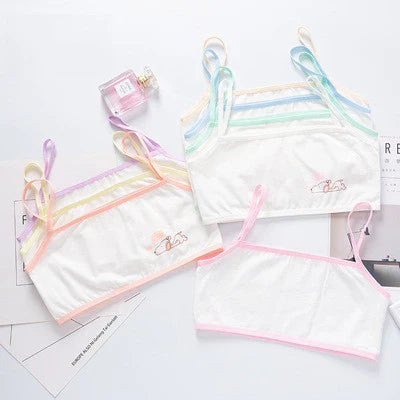 Scarlet Pack Of 3 New Fashion Teenage Training Bra Multi Print Bras For Girls (8-16) Years
