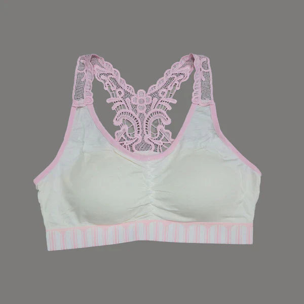 Scarlet Pack Of 3 - Cotton Bra Vest For Girls Steel-Free Non Padded Bra-A25