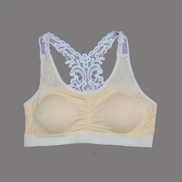 Scarlet Pack Of 3 - Cotton Bra Vest For Girls Steel-Free Non Padded Bra-A25