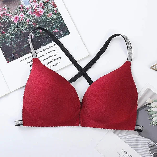 Scarlet Pack of 3 Sexy Light Padded Seamless Sport Backless Top Bra 3D2009
